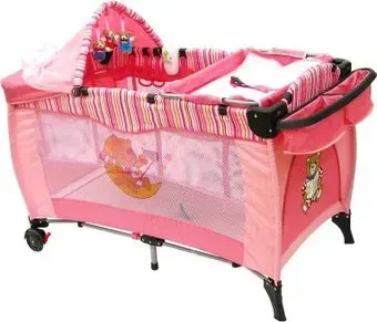 Baby Prestige Delux 2 уровня (розовый)