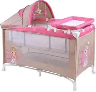 Lorelli Baby Nanny 2 Layers Plus 2017 Beige&amp;Rose Princess