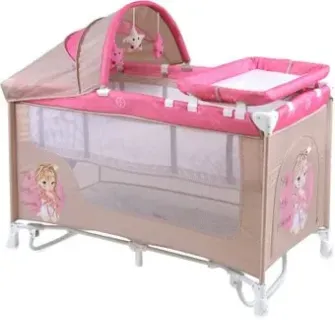 Lorelli Nanny 2 Rocker Beige&amp;Rose Princess [10080161703]