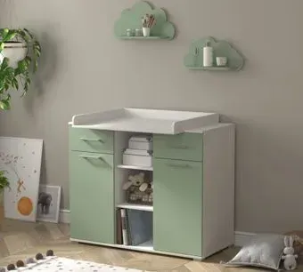 Интерлиния Toddler-2 + 2 полки (белый/мята)