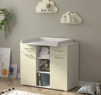 Интерлиния Toddler-2 + 2 полки (белый/слоновая кость)