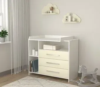 Интерлиния Toddler-1 + 2 полки (белый/слоновая кость)