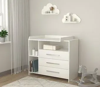 Интерлиния Toddler-1 + 2 полки (белый/белый)