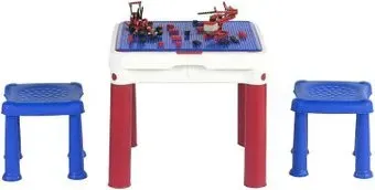 Keter Construction Play Table 227497 (красный/синий)