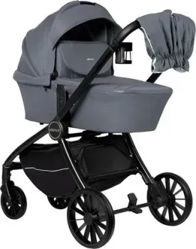 Farfello 2в1 Baby shell BS-12 (серый/черная рама)