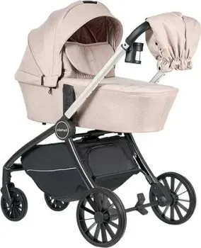Farfello 2в1 Baby shell BS-13 (бежевый/комби рама)