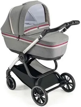 CAM Kit Milano-Duo (2 в 1, бордовые полосы/серебряный блеск)