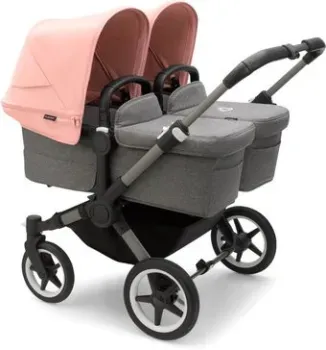 Bugaboo Donkey 5 Twin (Graphite/Grey/Morning Pink)