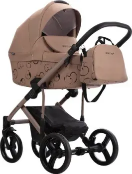BEBETTO Magnum Light SE 2в1 (06, темно-бежевый/бежевая рама)