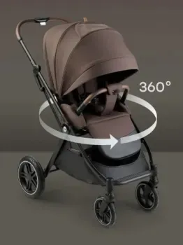 Happy Baby Luna 360 с поворотным блоком (dark brown)