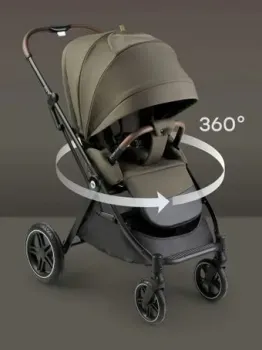 Happy Baby Luna 360 с поворотным блоком (dark olive)