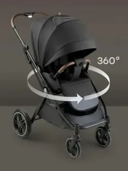 Happy Baby Luna 360 с поворотным блоком (black)