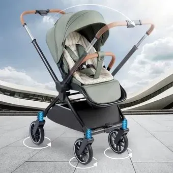 Happy Baby Celine с перекидной ручкой (dark olive)