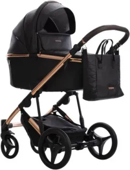 BEBETTO Loren Premium Class Stella (2 в 1, Stella Pro 03/черная кожа)