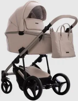 BEBETTO Loren Premium Class Sand (2 в 1, Sand 01/светло-бежевая кожа)