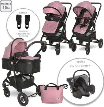 Lorelli Alba Premium 2023 (3 в 1, pink)