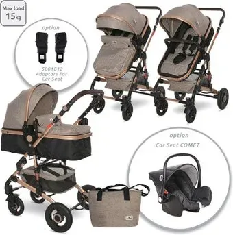 Lorelli Alba Premium 2023 (2 в 1, pearl beige)