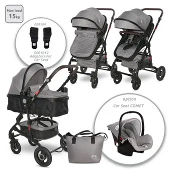Lorelli Alba Premium Set 2023 (2 в 1, opaline grey)