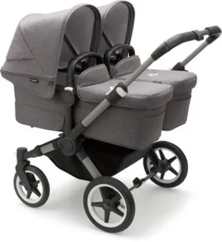 Bugaboo Donkey 5 Twin (Graphite/Grey/Grey Melange)