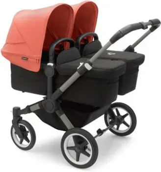 Bugaboo Donkey 5 Twin (Graphite/Black/Sunrise Red)