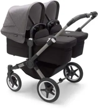 Bugaboo Donkey 5 Twin (Graphite/Black/Grey Melange)