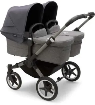 Bugaboo Donkey 5 Twin (Black/Grey/Stormy Blue)