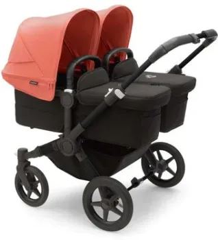 Bugaboo Donkey 5 Twin (Black/Black/Sunrise Red)