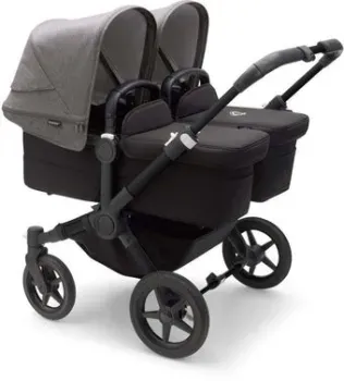 Bugaboo Donkey 5 Twin (Black/Black/Grey Melange)