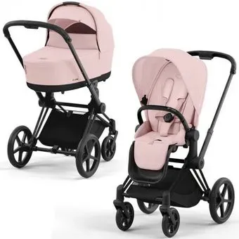 Cybex Priam IV (2 в 1, peach pink/matt black)