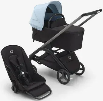 Bugaboo Dragonfly (2 в 1, black/midnight black/skyline blue)
