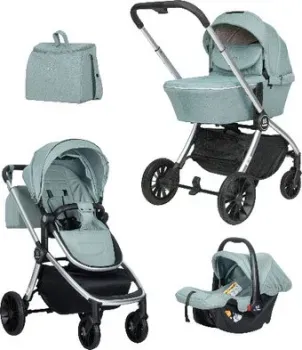 Farfello Baby shell BBS-35 (3 в 1, мятный/серебристый)