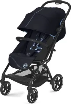 Cybex Eezy S+ 2 с дождевиком и бампером (BLK ocean blue)