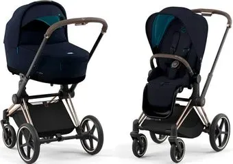 Cybex Priam IV (2 в 1, midnight blue plus/rose gold frame)
