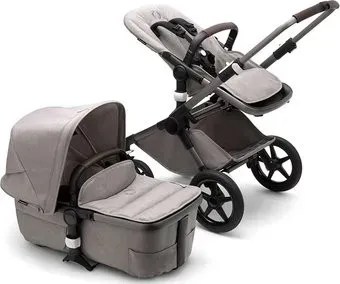 Bugaboo Fox 3 (2 в 1, mineral graphite/light grey)
