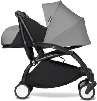 Babyzen Yoyo2 (2 в 1, черная рама, серый)