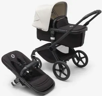 Bugaboo Fox 5 (2 в 1, misty white/midnight black/black)