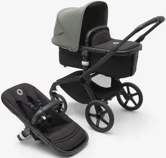 Bugaboo Fox 5 (2 в 1, forest green/midnight black/black)