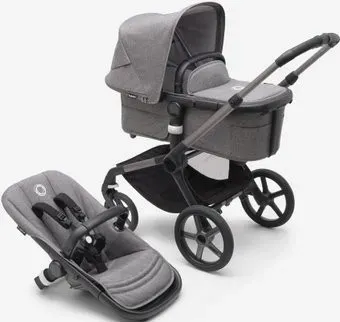 Bugaboo Fox 5 (2 в 1, grey melange/grey melange/graphite)