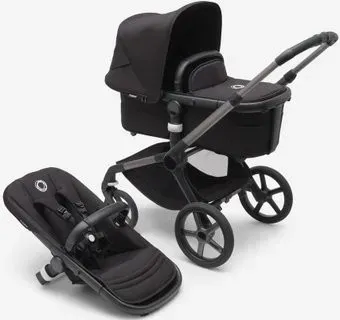 Bugaboo Fox 5 (2 в 1, midnight black/midnight black/graphite)