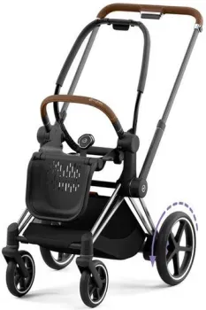 Cybex e-Priam Rahmen (chrome with brown details)