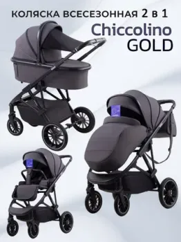 Chiccolino Gold (2 в 1, grey)