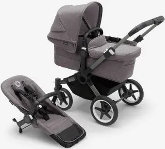 Bugaboo Donkey 5 (2 в 1, graphite/grey melange)