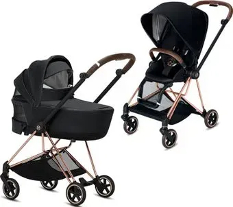 Cybex Mios (2 в 1, deep black, рама gold)