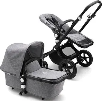 Bugaboo Cameleon 3 plus (2 в 1, black/grey melange-grey melange)
