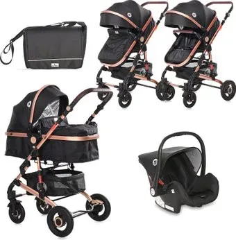 Lorelli Alba Premium Set 2021 (3 в 1, luxe black)