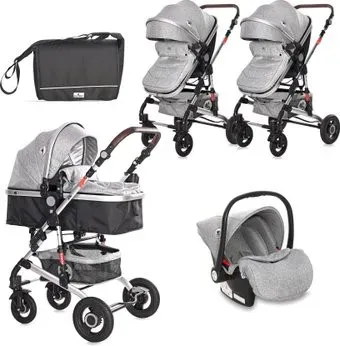 Lorelli Alba Premium Set 2021 (3 в 1, opaline grey)