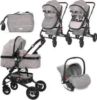 Lorelli Alba Premium Set 2021 (3 в 1, steel grey)