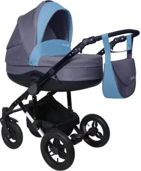Еду-Еду Вояж (2 в 1, темно-серый/голубой)