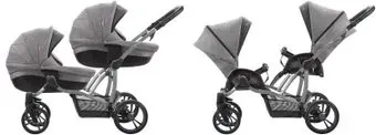 BEBETTO Bebetto42 Сomfort (2 в 1, LJ195, графитовая рама)