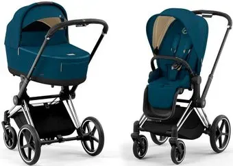 Cybex Priam IV (2 в 1, mountain blue/chrome black)